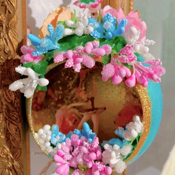 VINTAGE BALLERINA CHRISTMAS DIORAMA ORNAMENT REGENCY HOLLYWOOD MID CENTURY MCM - Picture 6 of 10